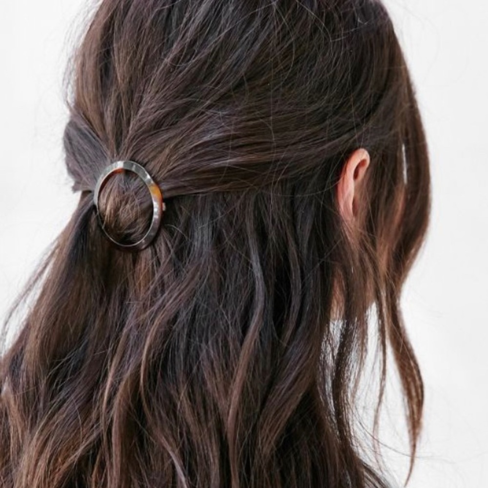 Tortoise shell round Hair Clip | Tortoise Hair set